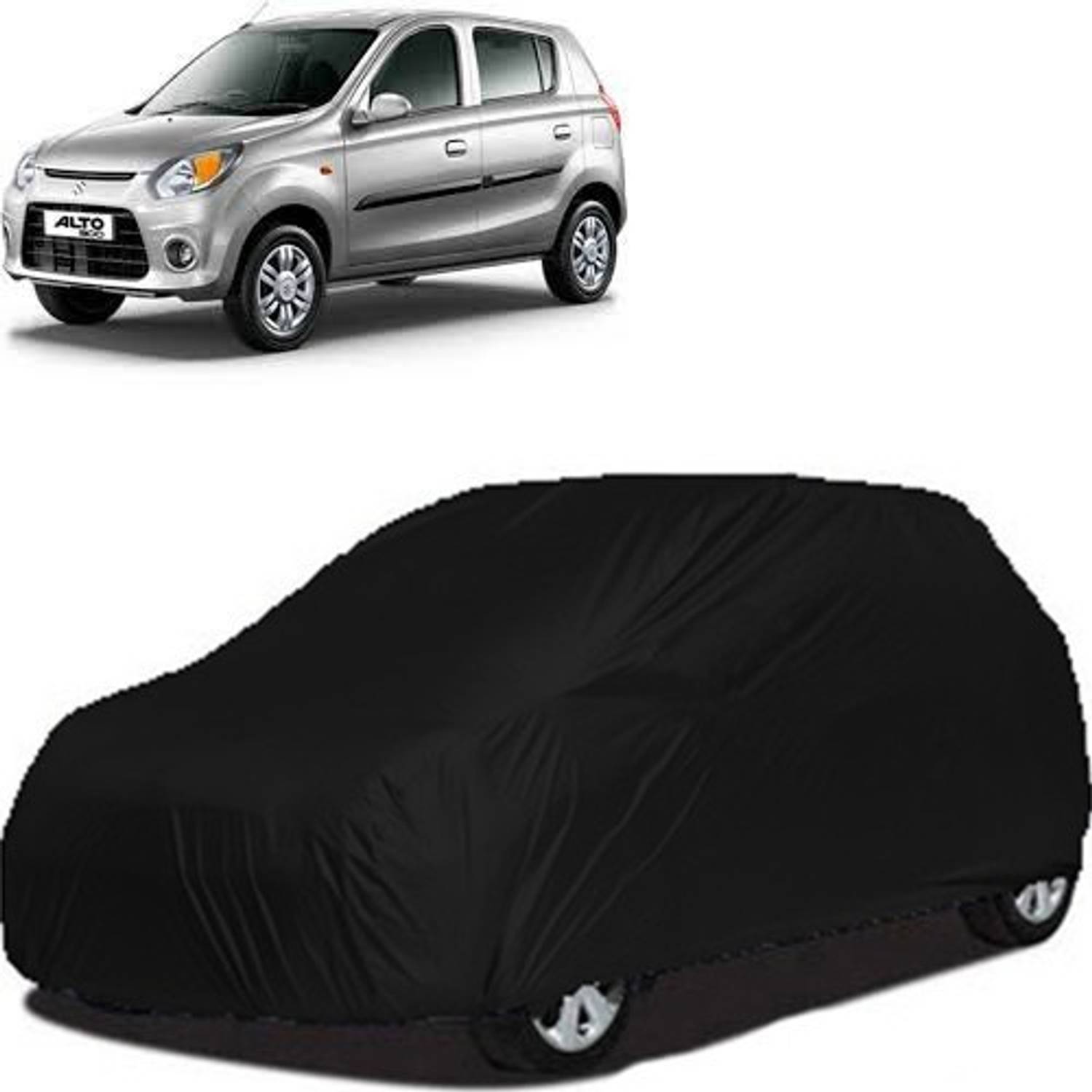 A+ RAIN PROOF Car Cover For Maruti Suzuki Alto 800 (Without Mirror Pockets)