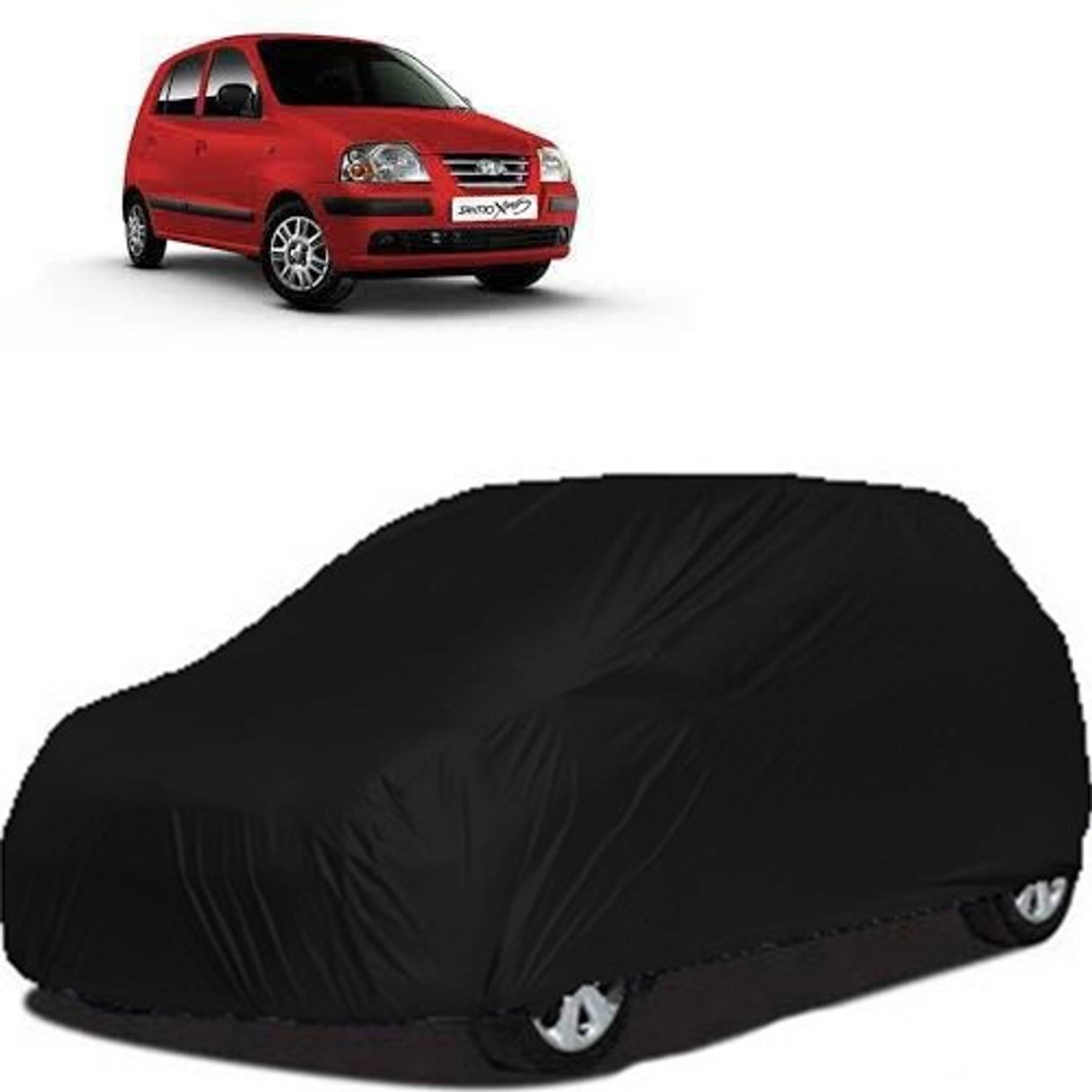 A+ RAIN PROOF Car Cover For Hyundai Santro Xing (Without Mirror Pockets)