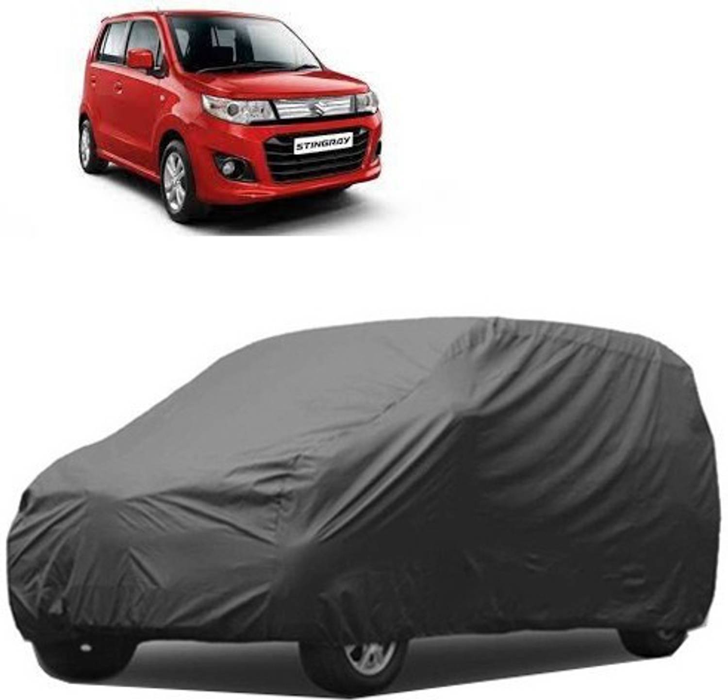 A+ RAIN PROOF Car Cover For Maruti Suzuki WagonR (Without Mirror Pockets)