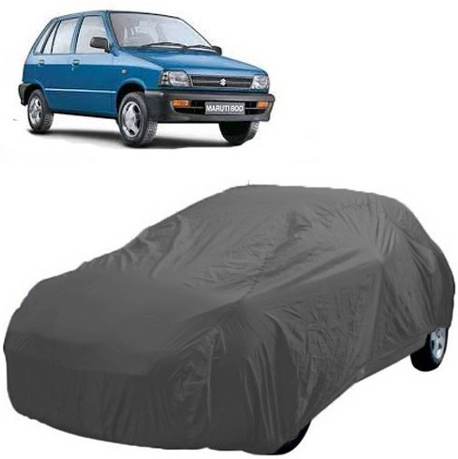A+ RAIN PROOF Car Cover For Maruti Suzuki 800 (Without Mirror Pockets)