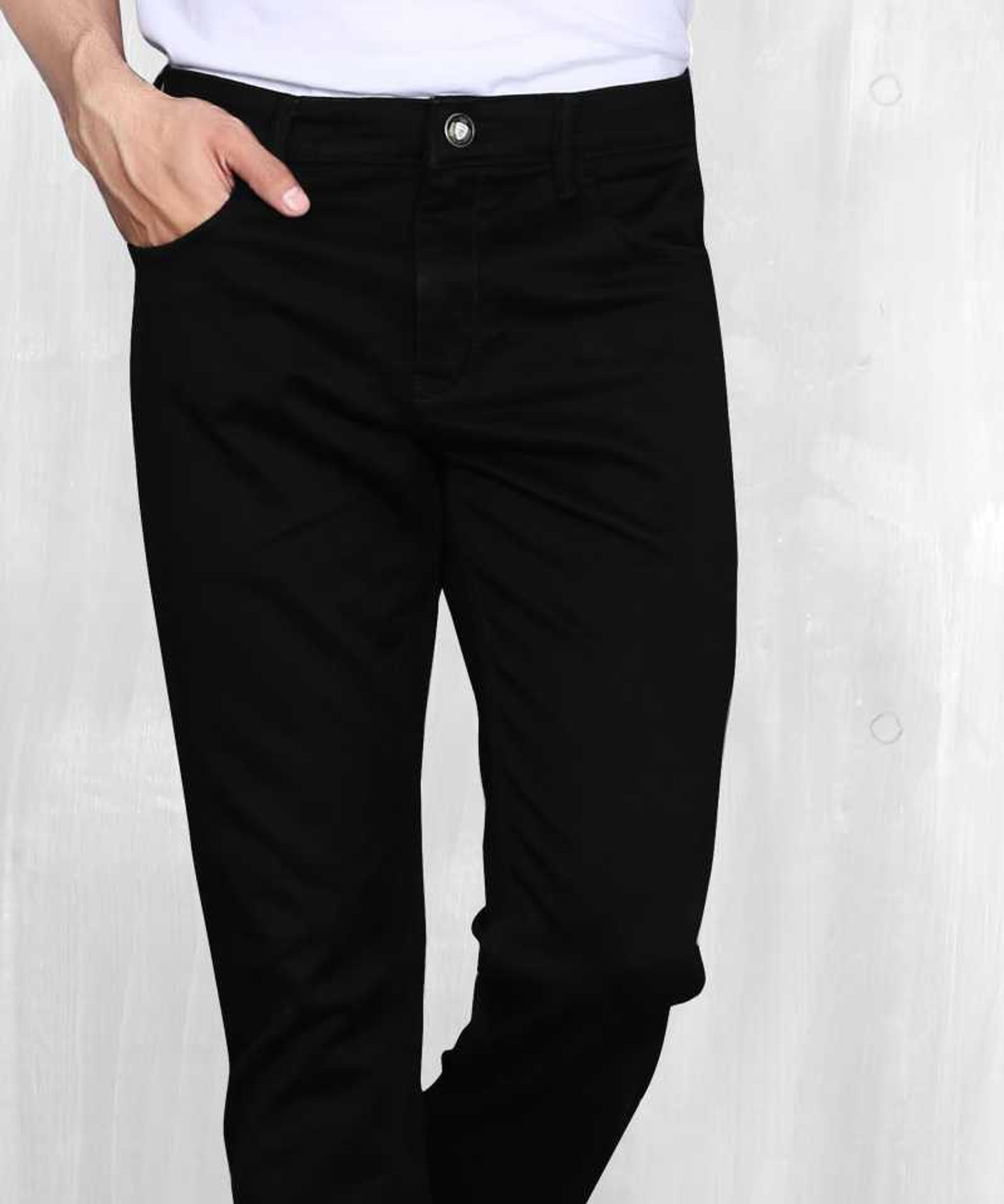 Image of comfits Slim Men Black Jeans
