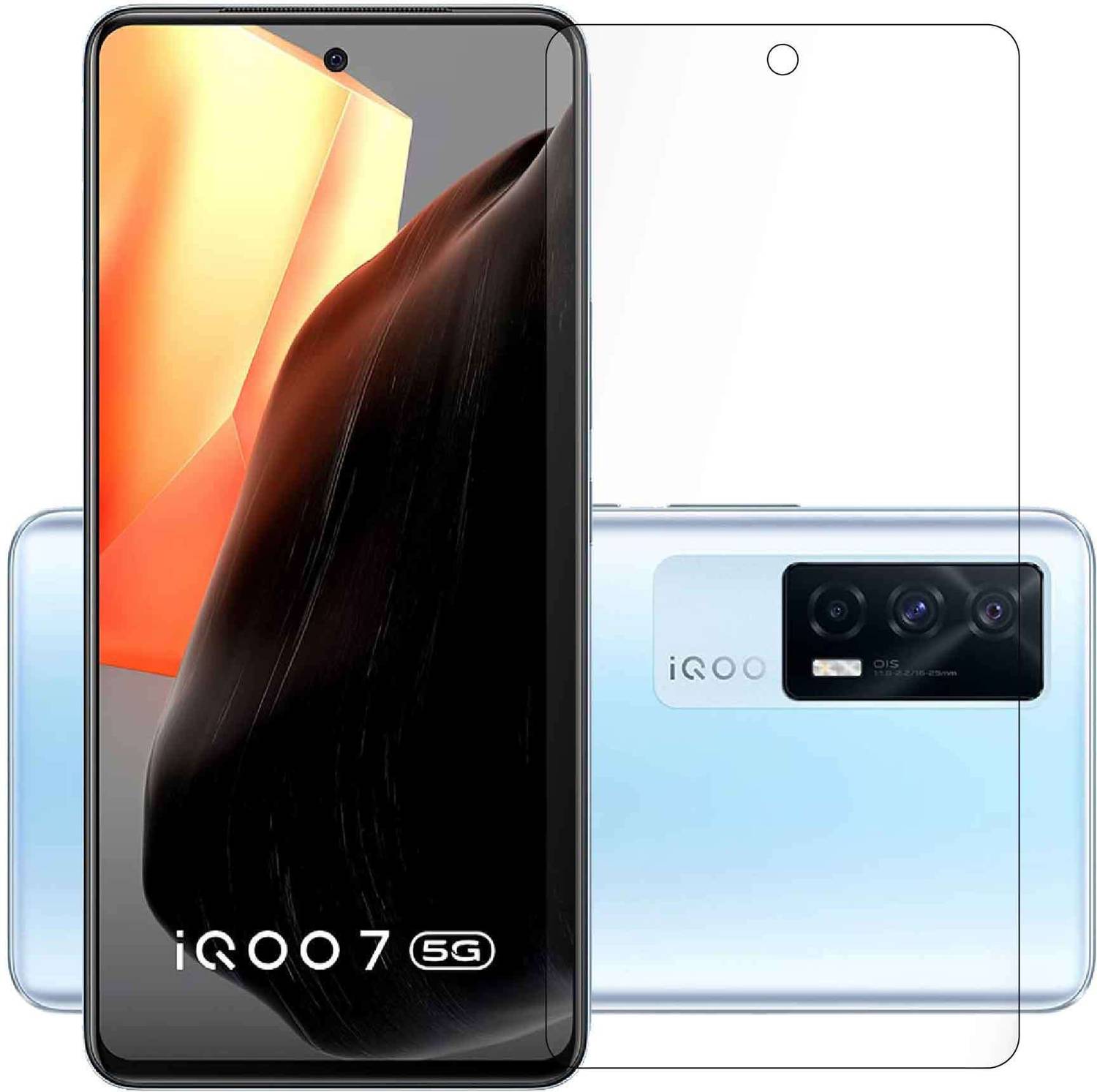 AGRSHI Tempered Glass Guard for iQOO 7 Legend 5G, iQOO 7 Legend, iQOO 7, iQOO 7 5G