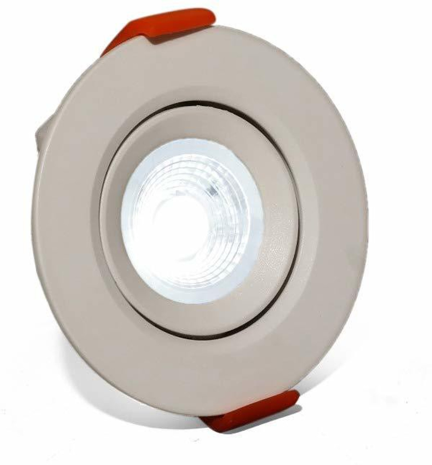 Image of D'Mak 3 Watt Round White (Aluminium) Spot Light /Button Ceiling Fancy Decorative Light Driver Included This Wonderful Antique-Look Led Light | 3w cob Light led | (Pack of 03) Recessed Ceiling Light Ceiling Lamp