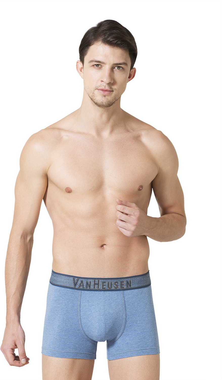 Image of VAN HEUSEN Men Denim Jacquard Waistband Brief
