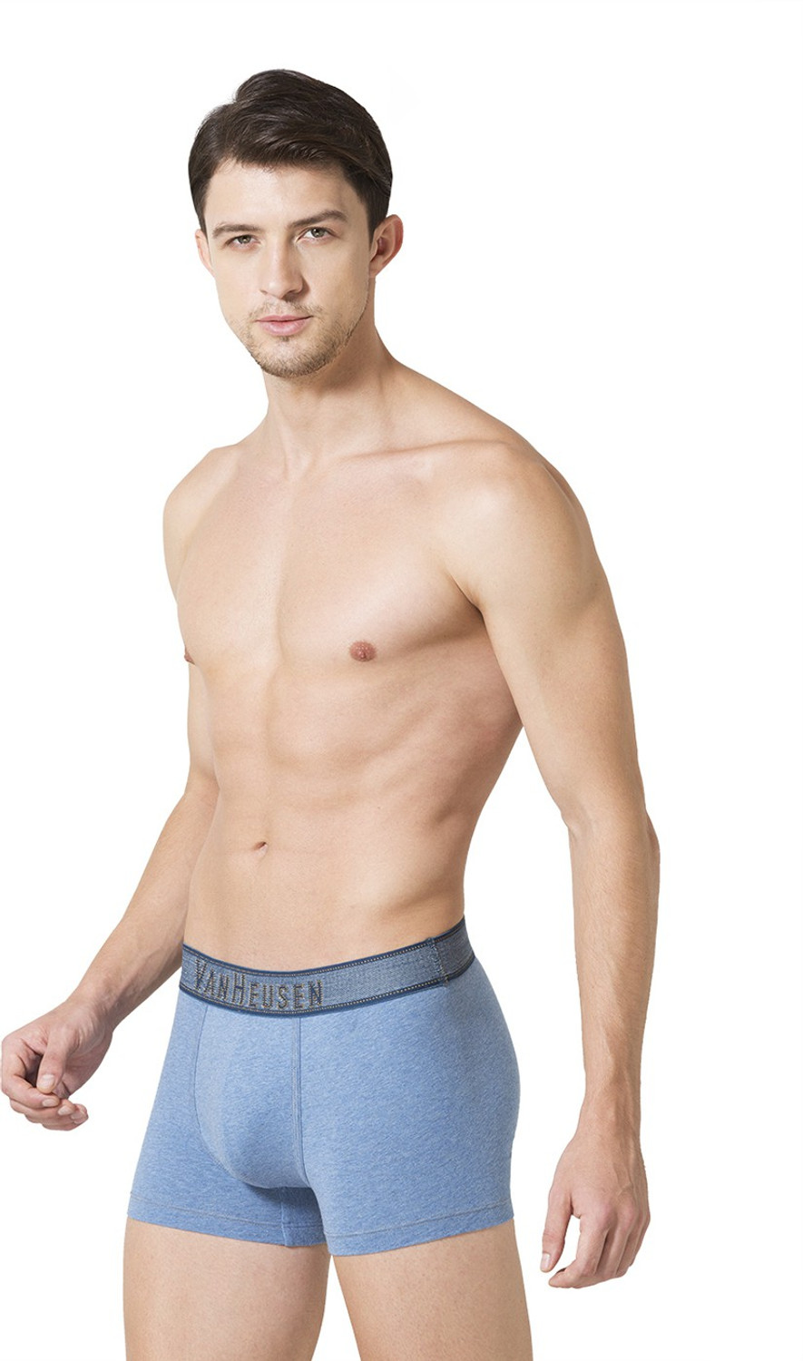 Image of VAN HEUSEN Men Denim Jacquard Waistband Brief