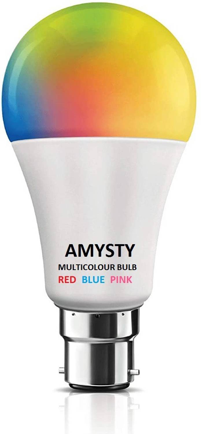 AMYSTY 10 W Basic Round B22 LED Bulb