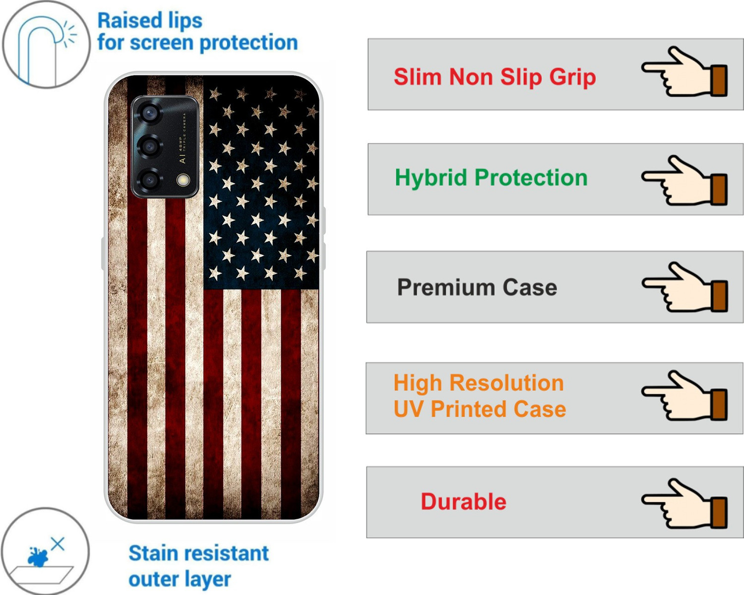 Image of Dreamcase Back Cover for Oppo F19S, Oppo F19