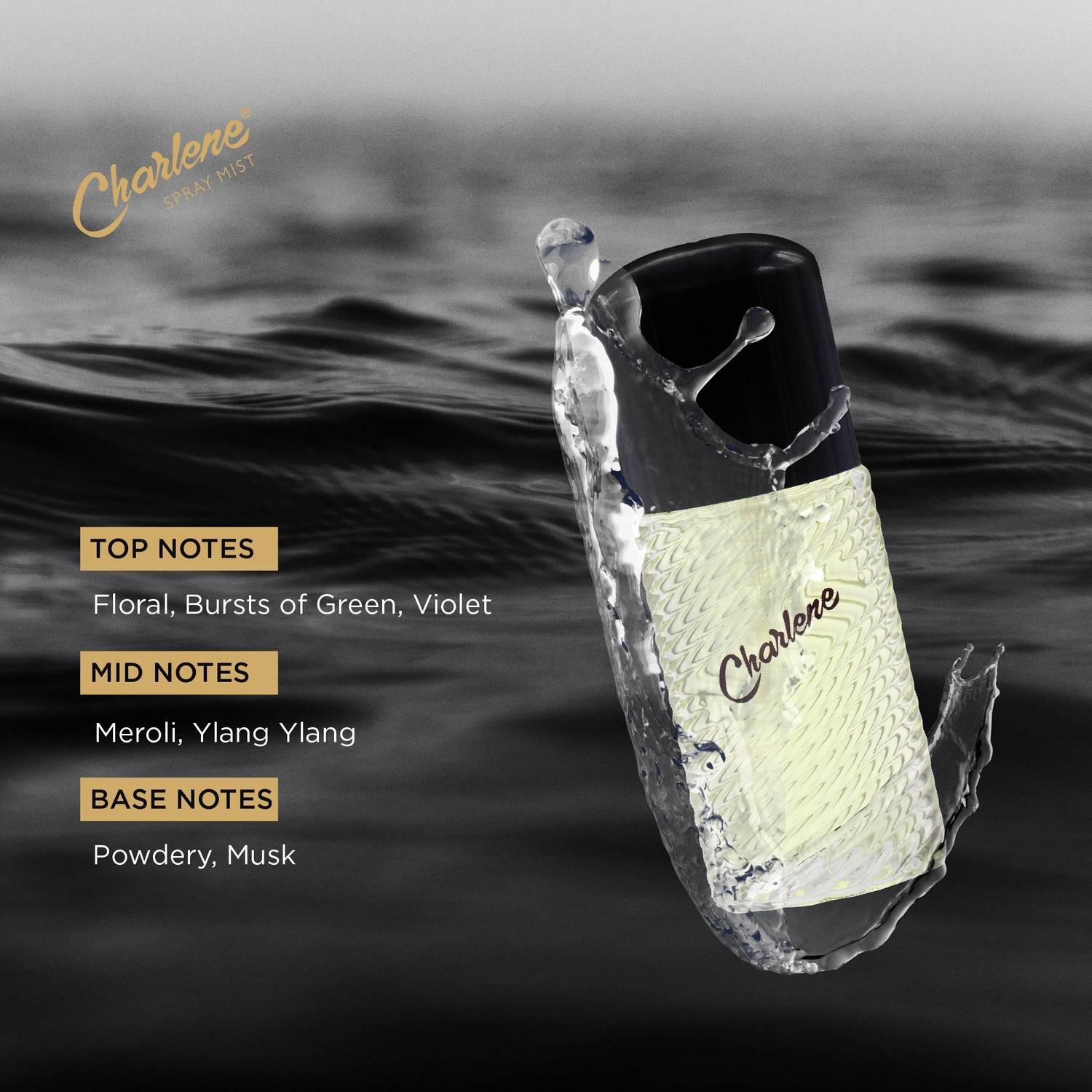 Charlene Unisex Intimate Spray Mist Perfume 30ml - Image 2