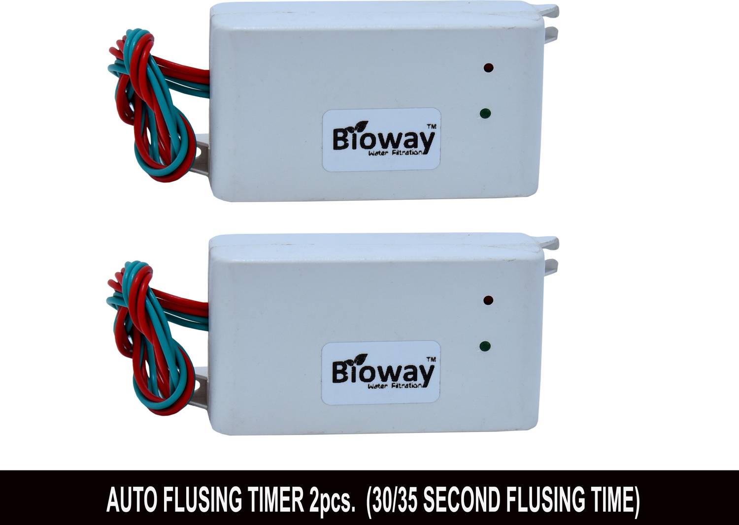 bioway 2PCS AUTO FLUSING TIMER FOR RO WATER PURIFIER 30 TO 35 SECOND FLUSING TIME Preset Electronic Timer Switch