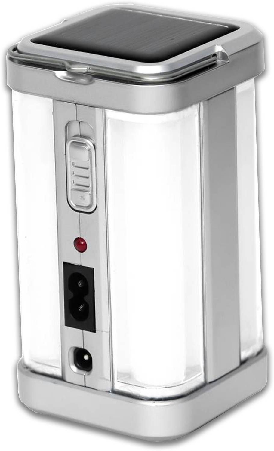 iDOLESHOP Electric & Solar Rrechargeable with 4 tubelight L1157 80 Watts 7 hrs Lantern Emergency Light