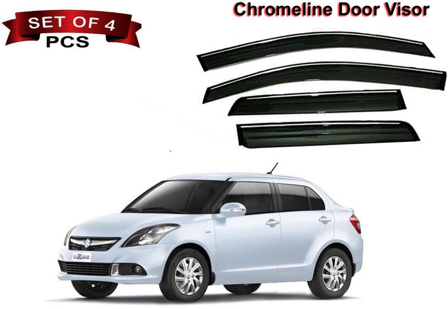 Image of Auto E-Shopping For Convertibles Front, Rear Wind Deflector