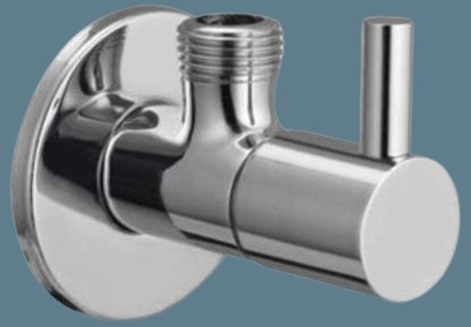 BATHONIX Wall Concealed Installation Type_Disc Faucet_Stainless Steel_2 Angle Cock Faucet