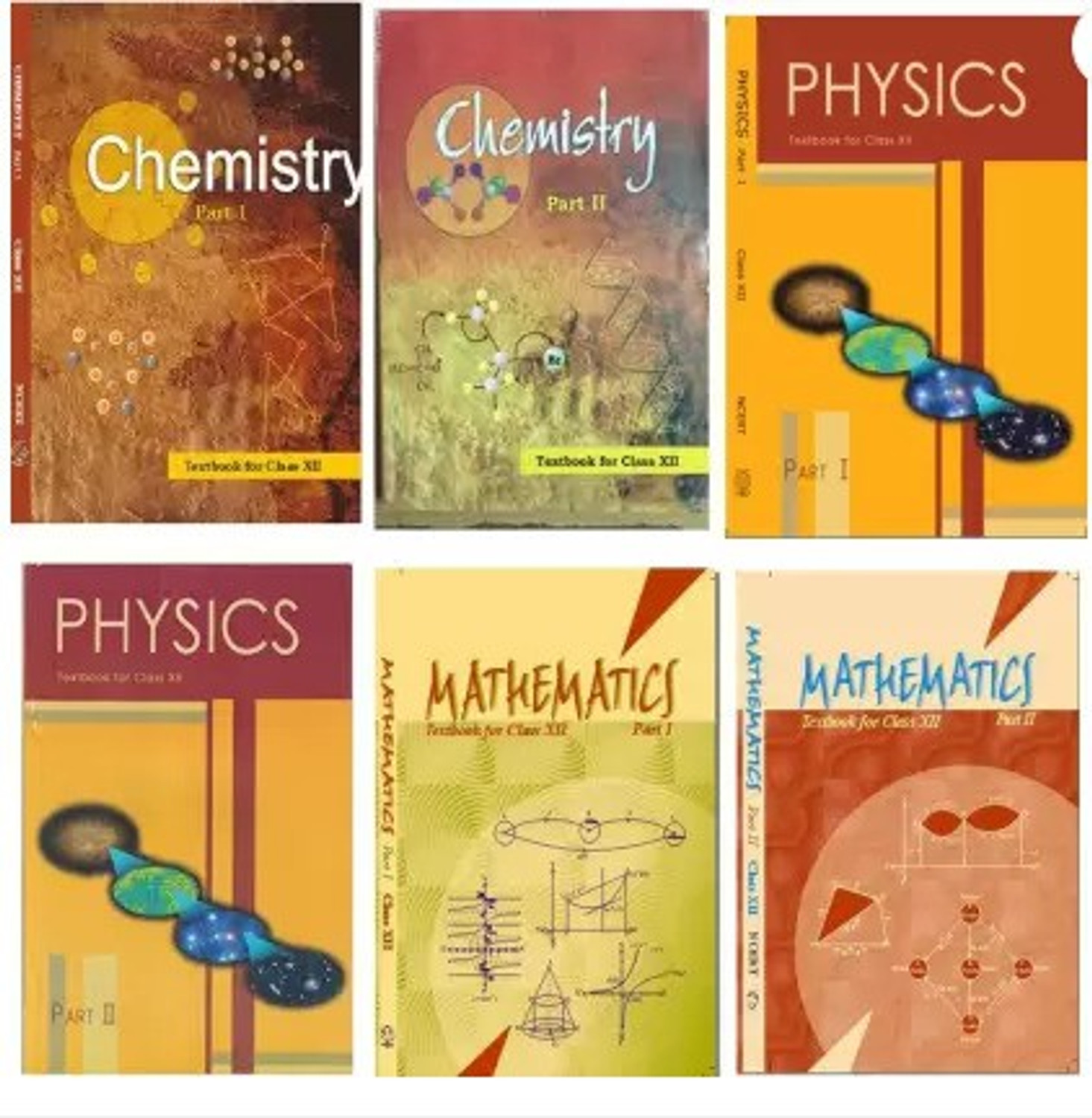 Image of 12th Ncert Pcm Combo Set Of 6 Books (Paperback, NCERT)