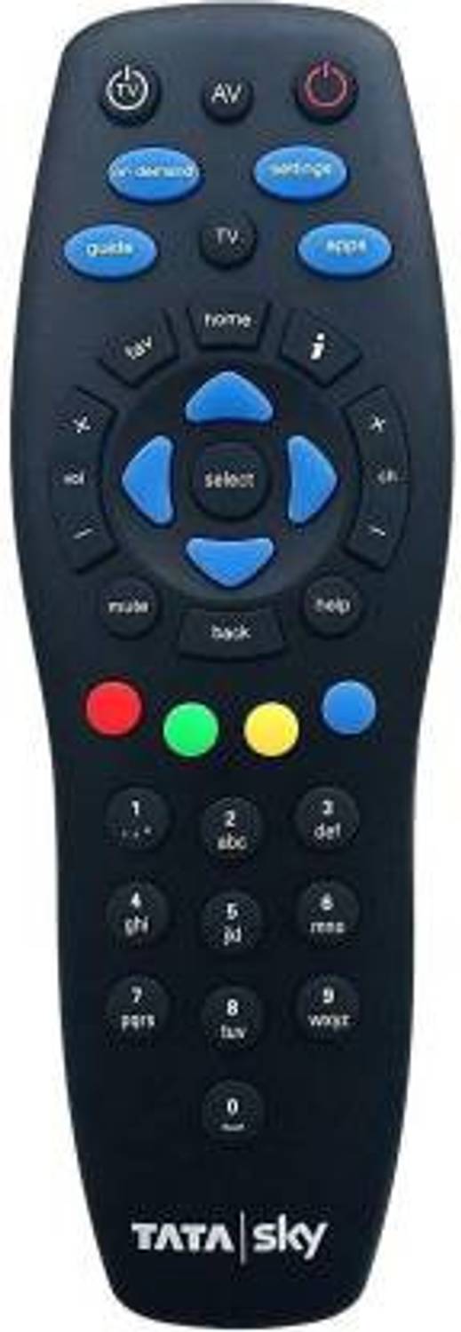 Tata Sky 100% Original HD Remote Controller tata sky, tata sky sd
