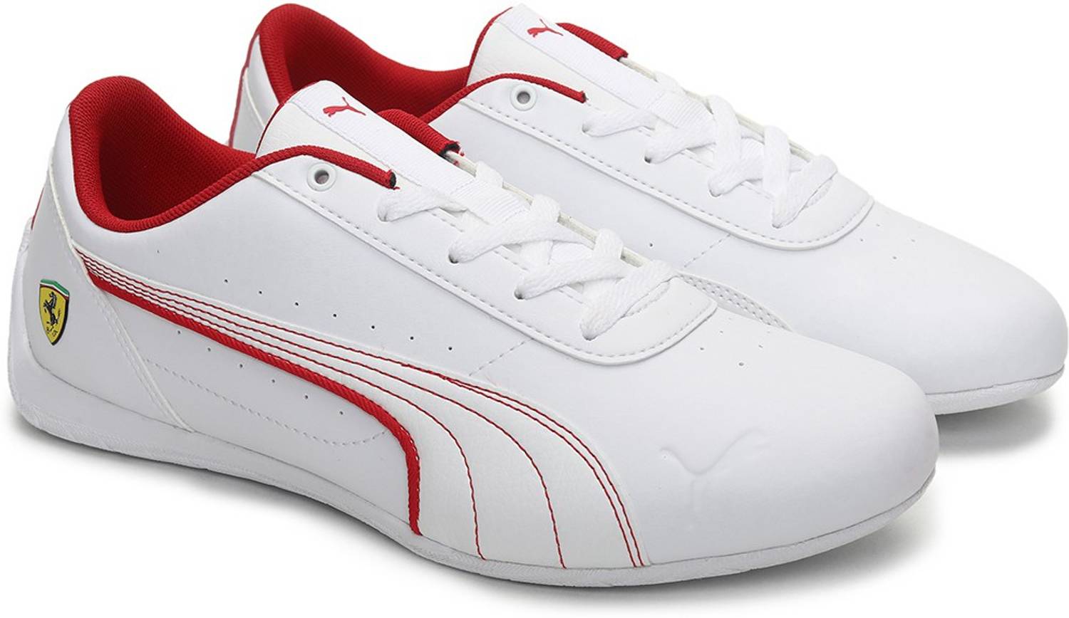 PUMA Ferrari Neo Cat Sneakers For Men White - Image 2