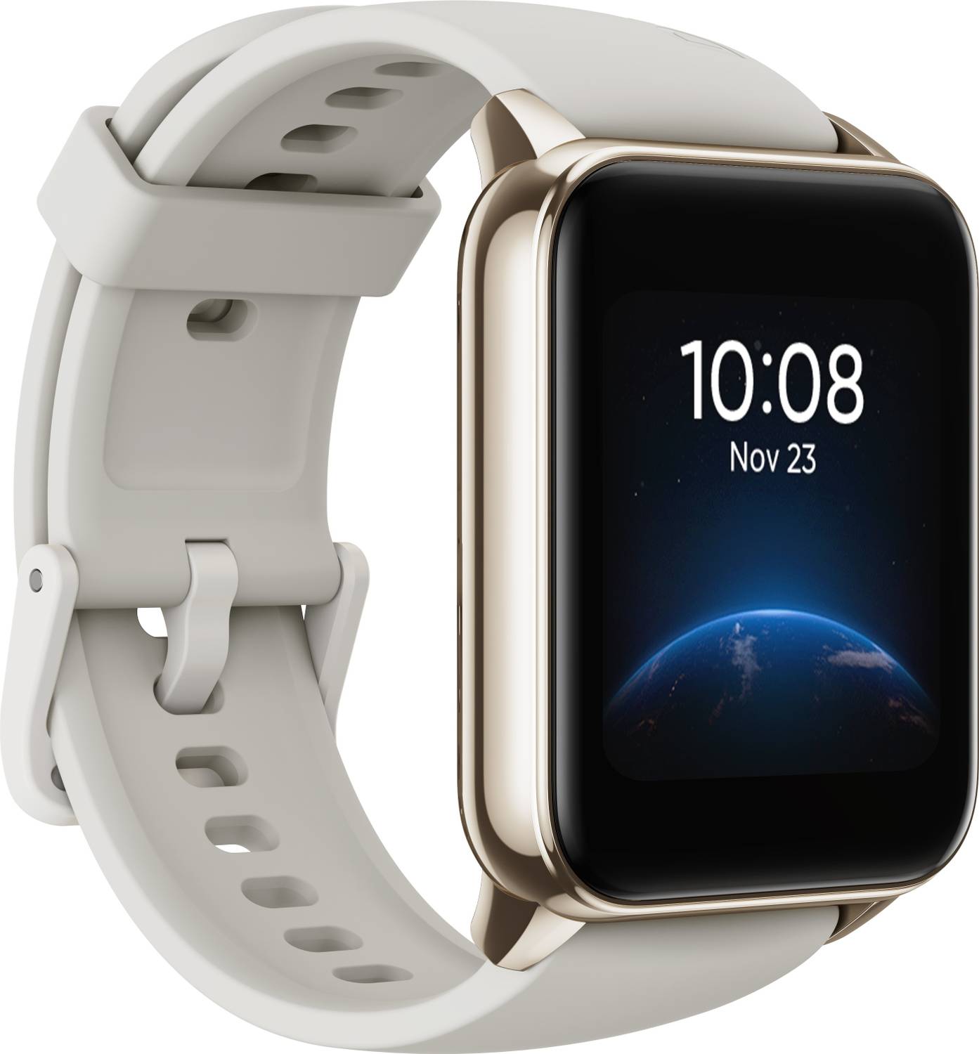realme Watch 2 with 320 x 320p Ultra Sharp 600 nits Display & up to 12-day Battery Smartwatch (Gold Strap, Free Size)