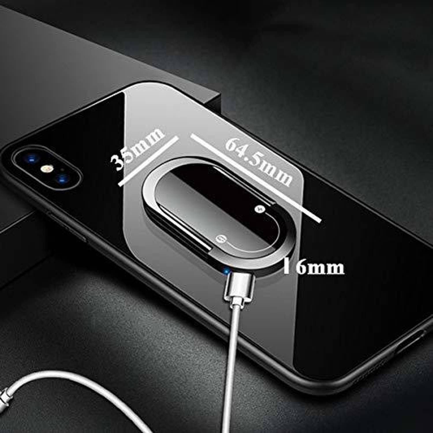 car phone holder cigarette lighter WixGear Holder, 360 Mount Charger, Black 3.5 inch in width Universal Car Magnetic Phone Holder