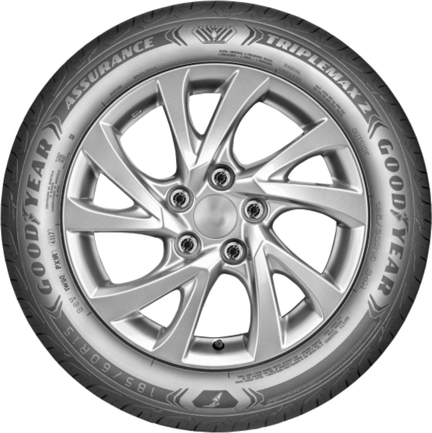 Goodyear 215/55R17 94V ASSU TRIPLEMAX2 FP 4 Wheeler Tyre Price in