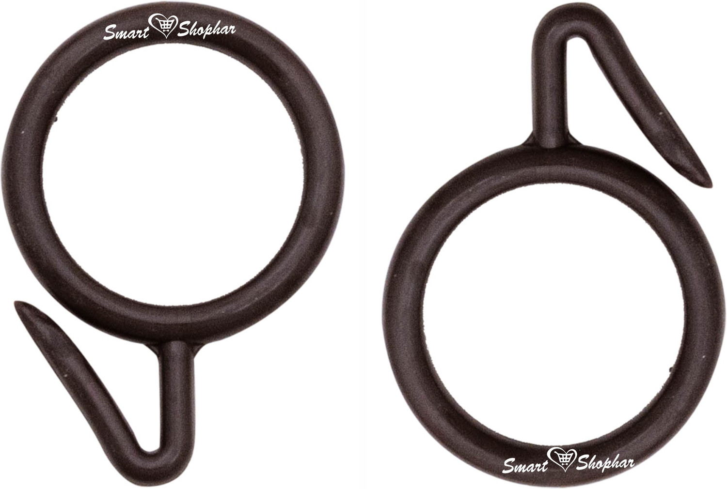 Image of Smart Shophar SHA60CR-NEMA-BR1.5-P96 (Pack Of 96) 1.5 Inches Nemani Curtain Ring, Hook