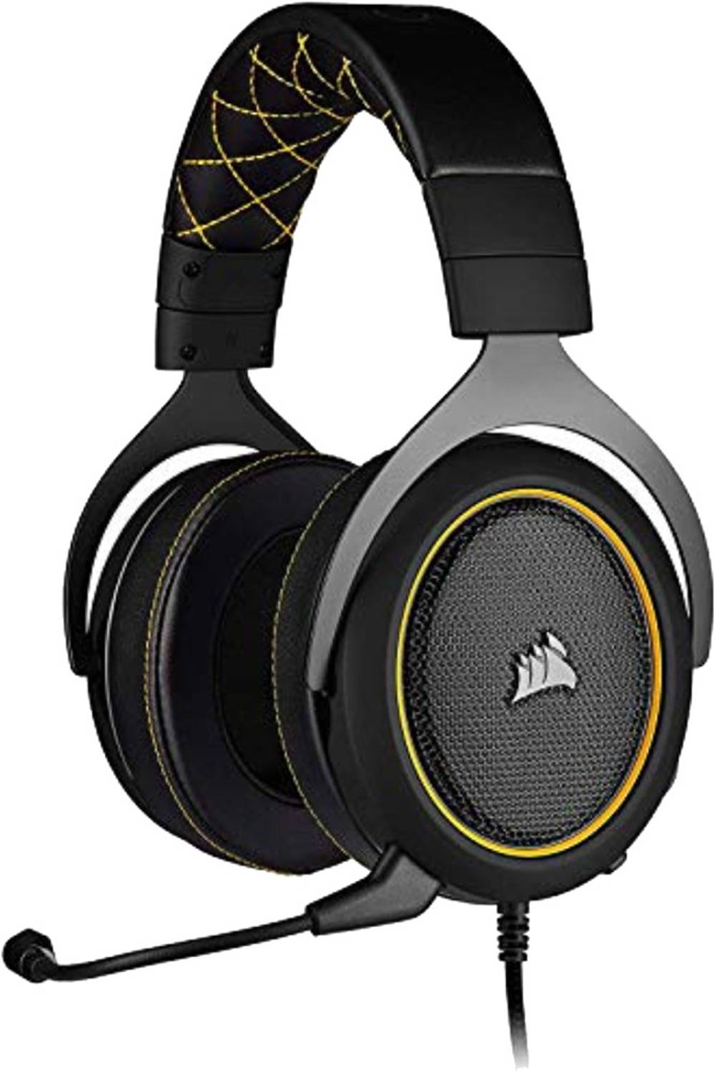 Corsair HS60 PRO Surround Wired Gaming Headset Yellow - Image 1