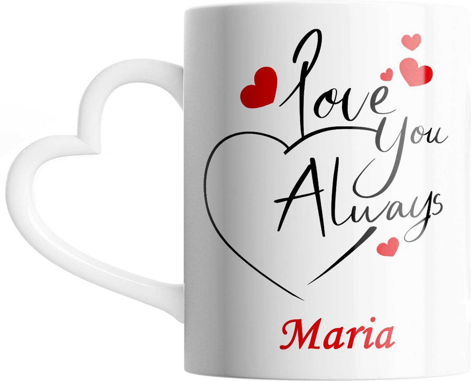 SAHU KRAFT Maria Love You Always Cute Design Printed, Maria Coffee