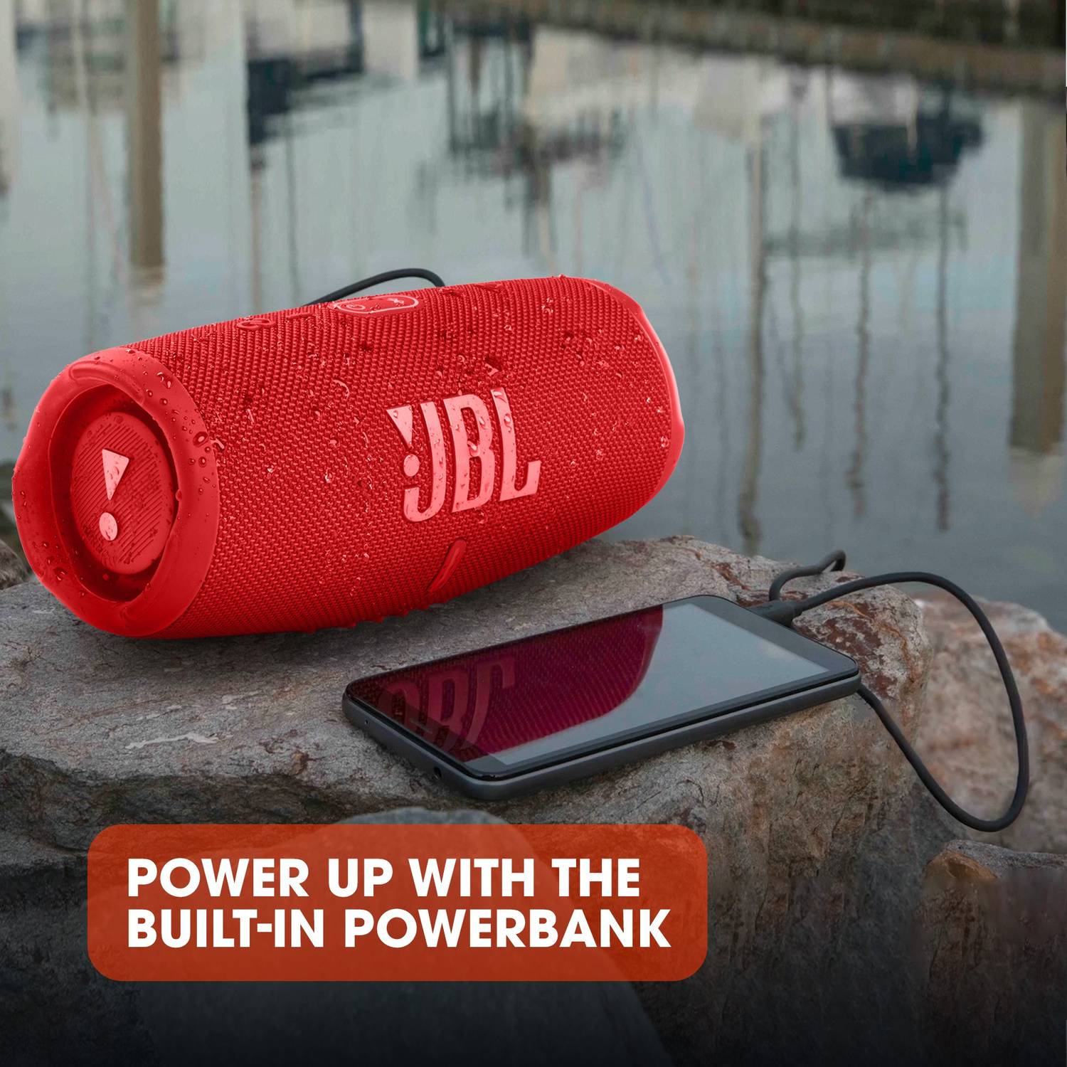 Buy JBL Charge 5 with 20Hr Playtime,IP67 Rating,7500 mAh Powerbank