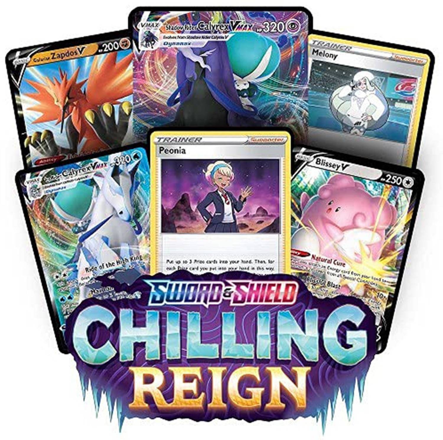 Fratelli Pokemon Sword & Shield-Chilling Reign, Playing Cards Game