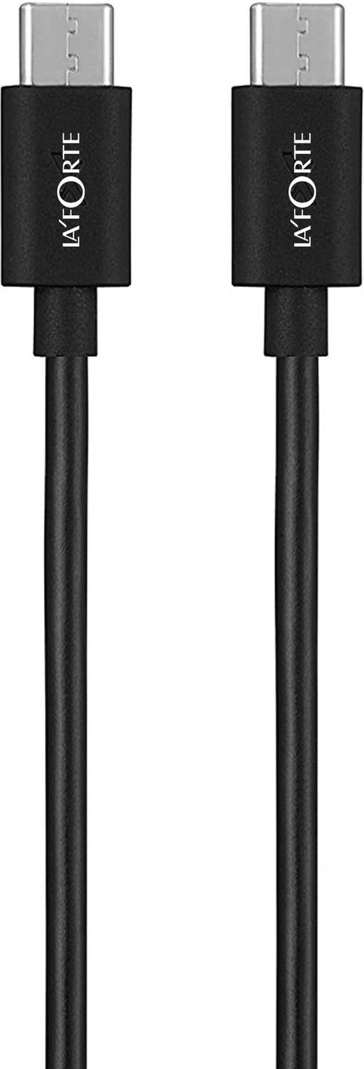 LA'FORTE USB Type C Cable 2 A 1.1 m Ultra Fast C type to C Type