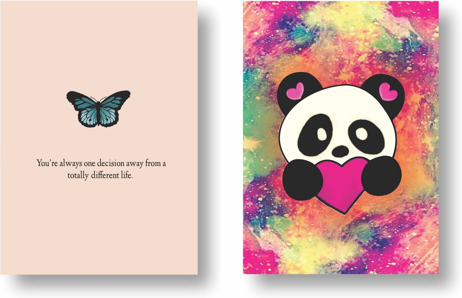 3DS Notebook A5 Diary Unruled 80 Pages