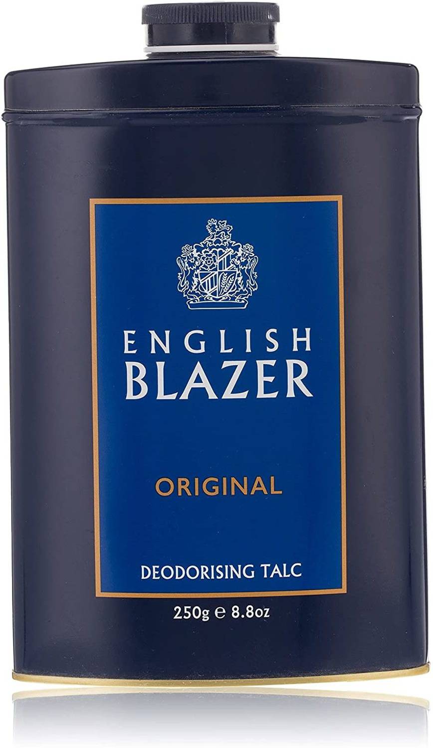 English Blazer Deodorising Talc 250g - Image 1