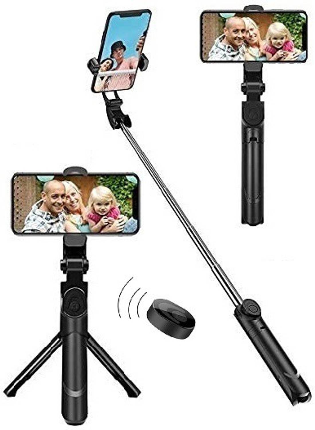 Planetoid Professional Video and Picture Catcher Bluetooth Selfie Stick Tripod with Remote Bluetooth Selfie Stick