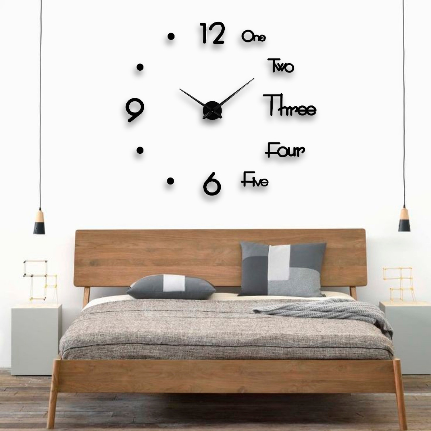 Image of Suzi Analog 60 cm X 60 cm Wall Clock