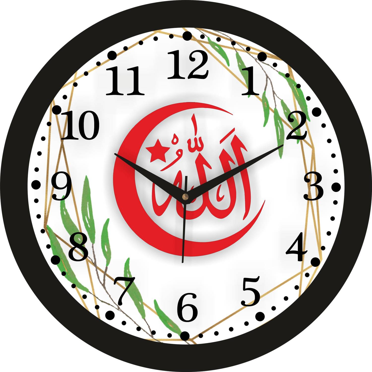 Brothers Creation Analog 26 cm X 26 cm Wall Clock