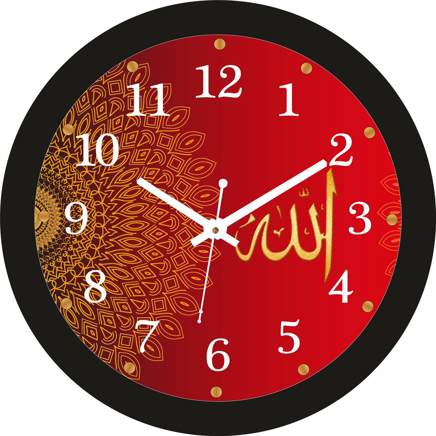 Brothers Creation Analog 26 cm X 26 cm Wall Clock