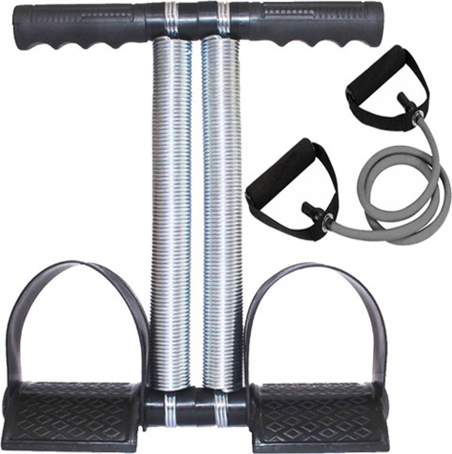 Battlestar Fitness Combo Double Spring Tummy Trimmer With Single Toning Tube Ab Exerciser Ab Exerciser