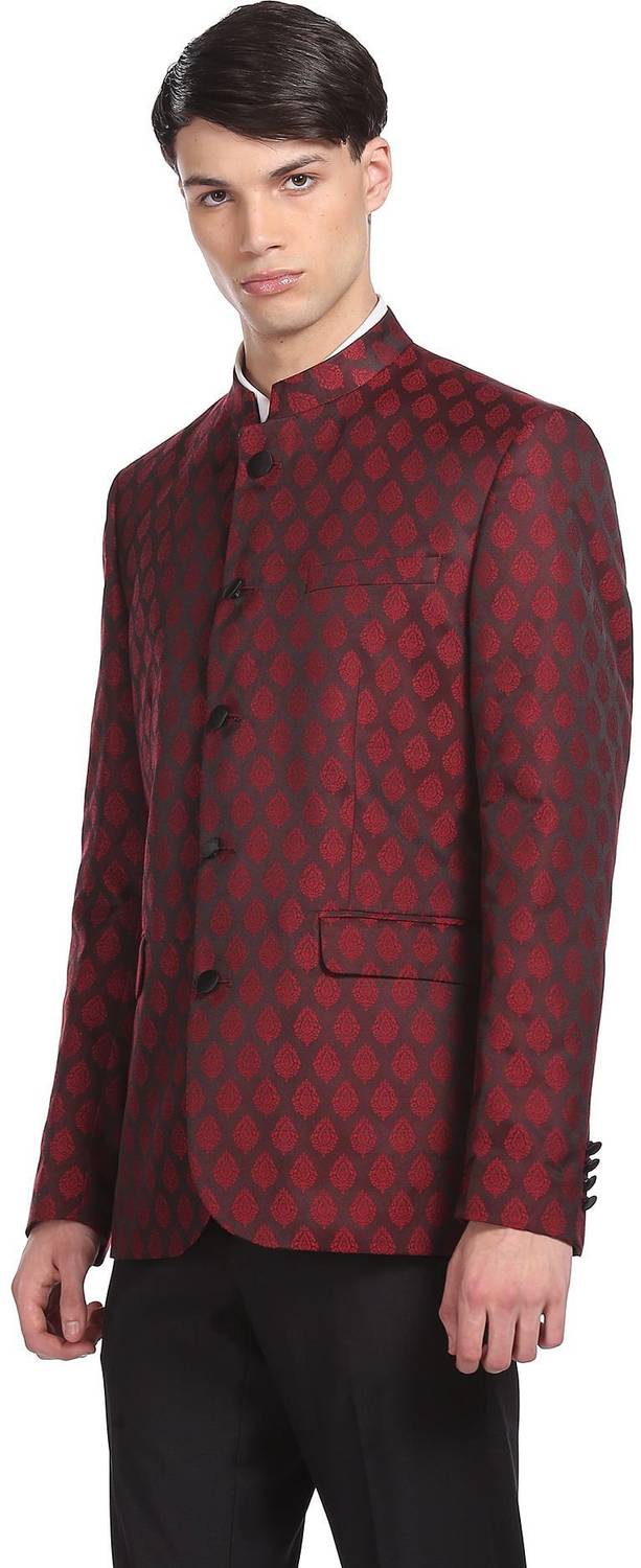 ARROW Printed Single Breasted Festive Men Blazer