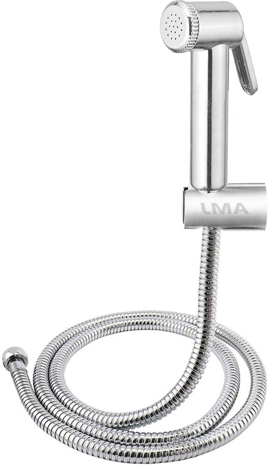 AMJ Bconti Health faucet (abs)with 1mtr flexible SS Tube and Wall Hook Health  Faucet