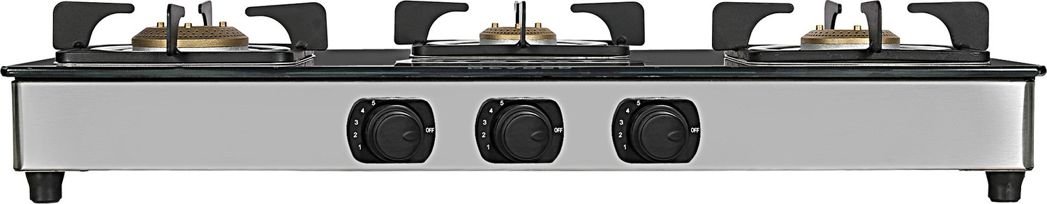 Image of FABER Supreme Plus C 3BB Glass Manual Gas Stove