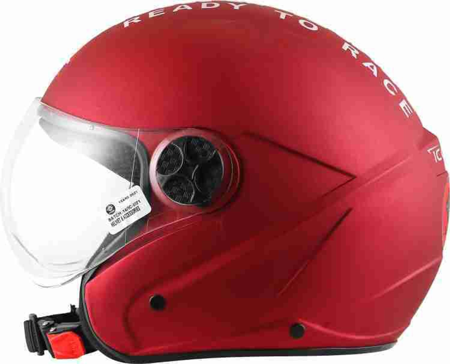 Image of 4U SUPREME Icon Red Motorbike Helmet