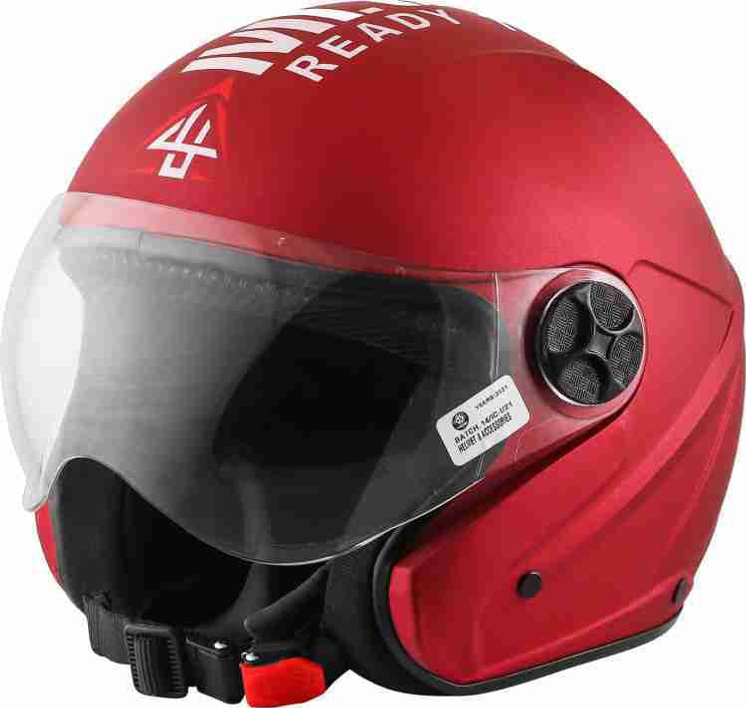 Image of 4U SUPREME Icon Red Motorbike Helmet
