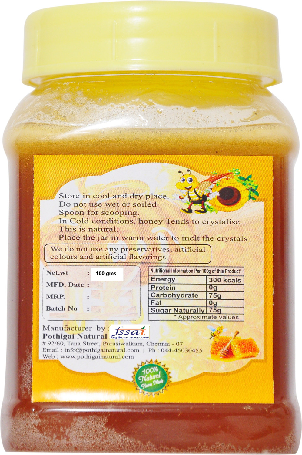 Image of POTHIGAI NATURAL Wild Forest Honey