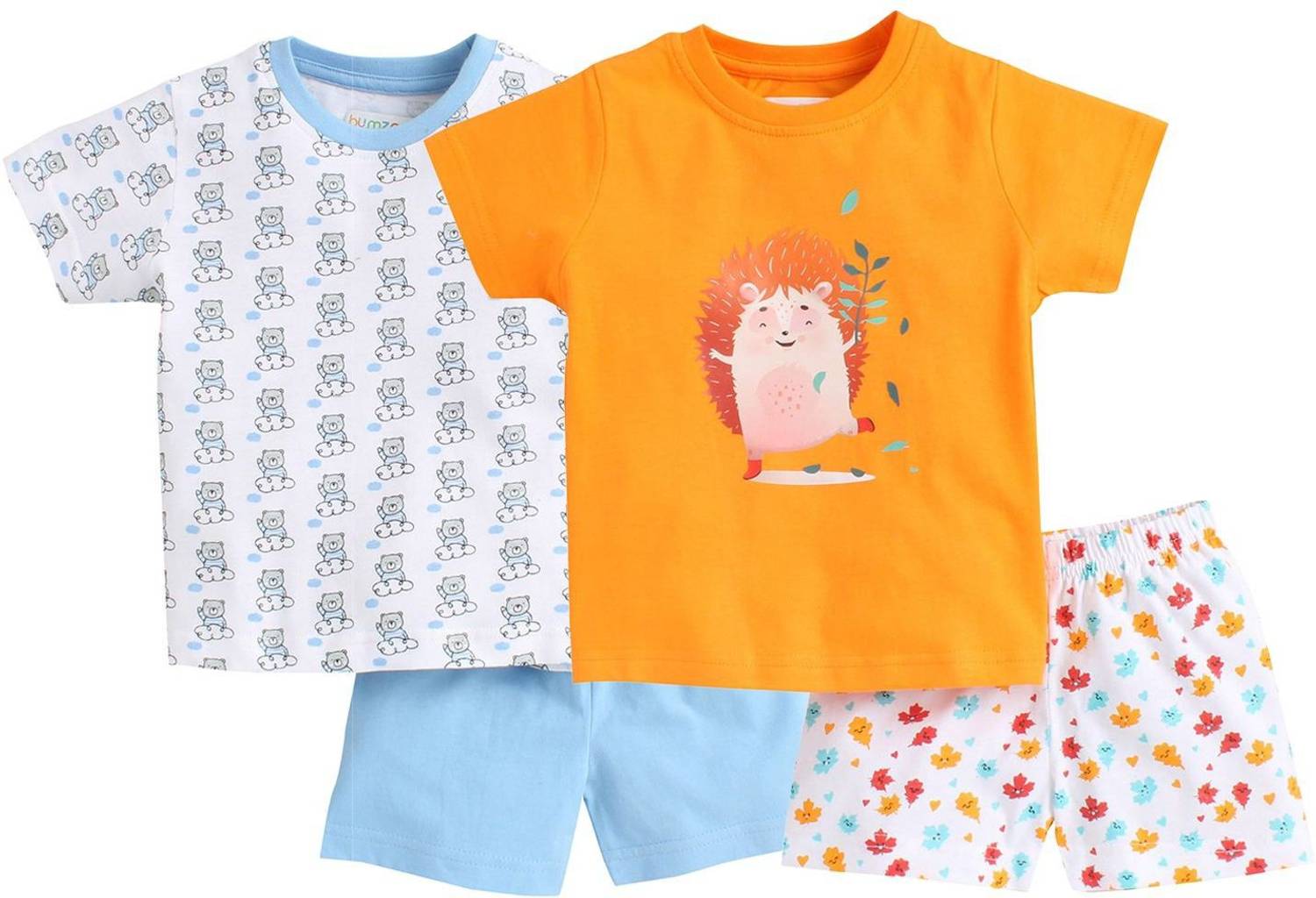 BUMZEE Boys Casual T-shirt Shorts
