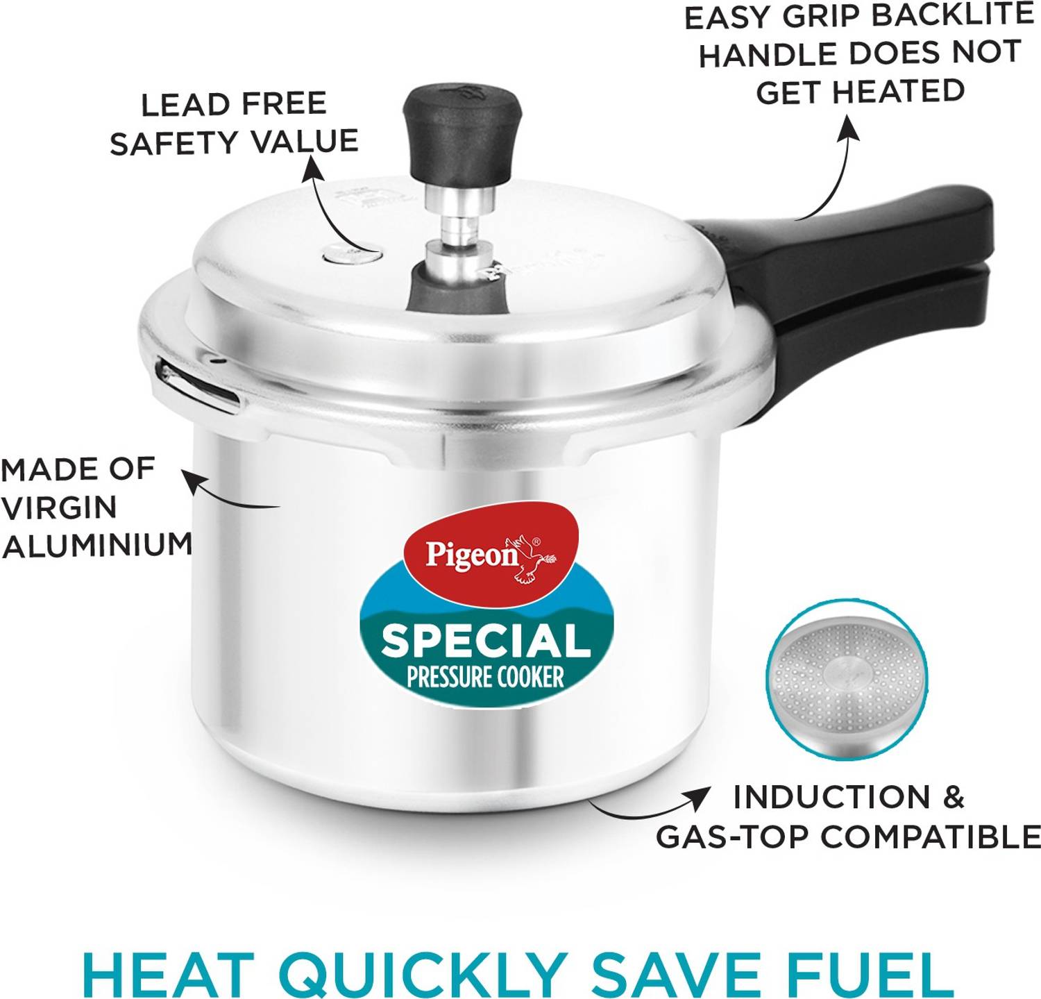 Pigeon Special 3L Pressure Cooker - Image 4