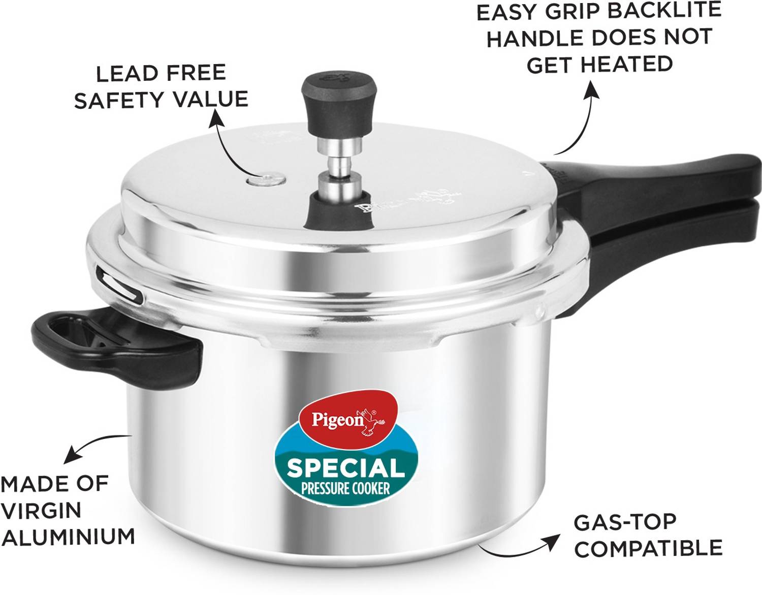 Pigeon Special 5L Pressure Cooker - Image 2