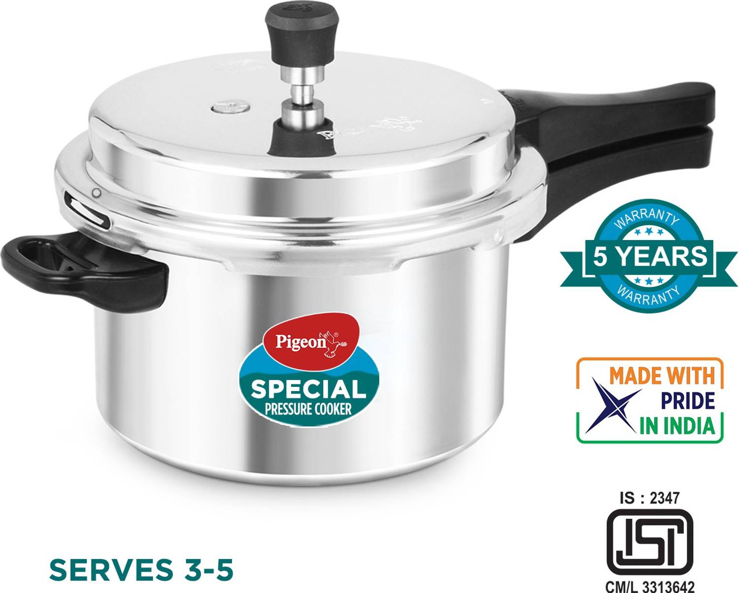 Pigeon Special 5L Pressure Cooker - Image 4