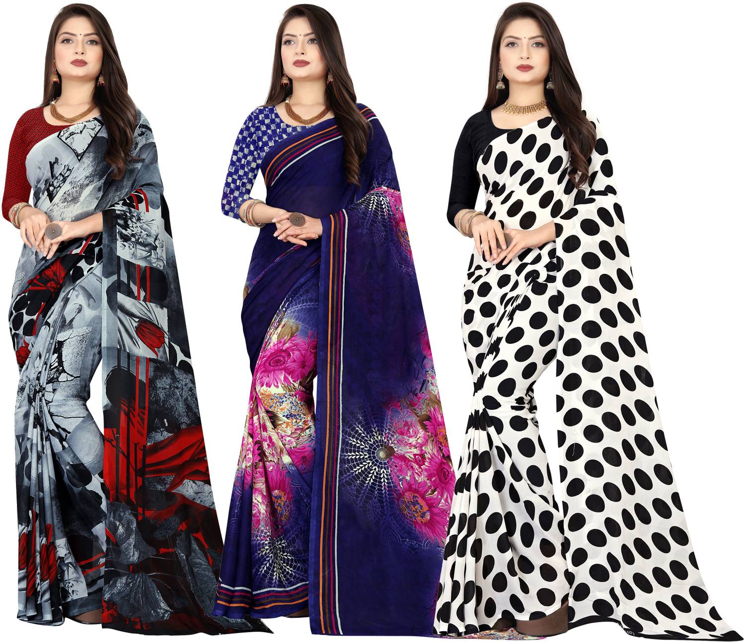 Anand Sarees Digital Print Daily Wear Georgette Saree