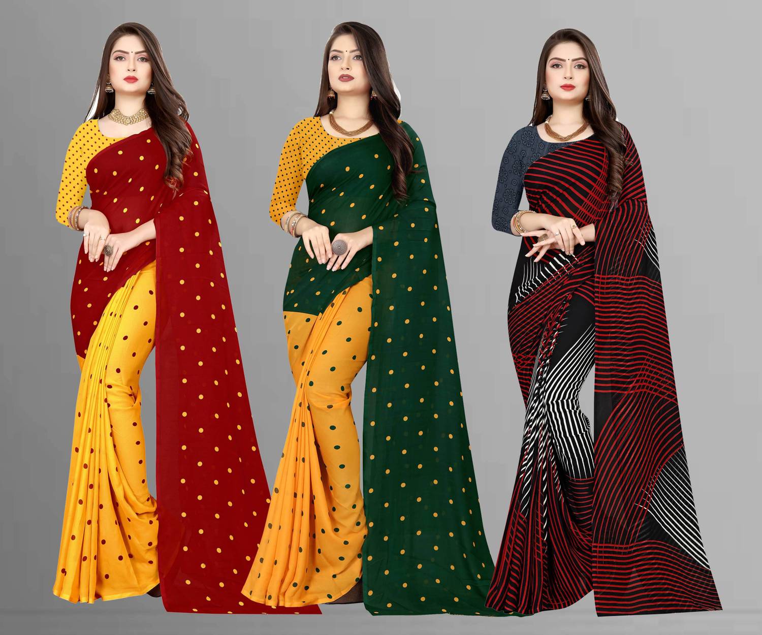 Anand Sarees Printed Bollywood Georgette Saree