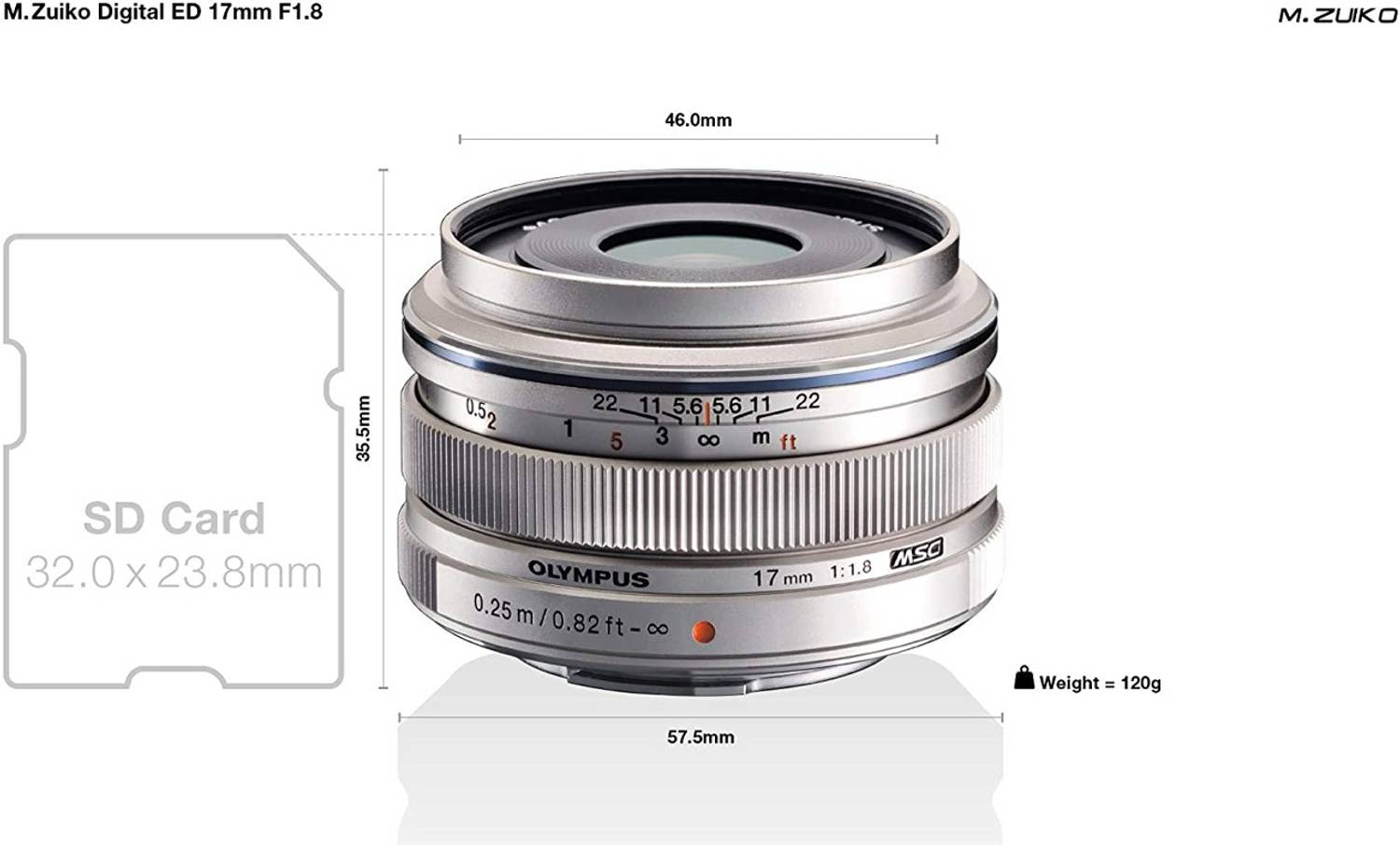 OLYMPUS M.Zuiko Digital 17mm f1.8 Wide-angle Zoom Lens - OLYMPUS