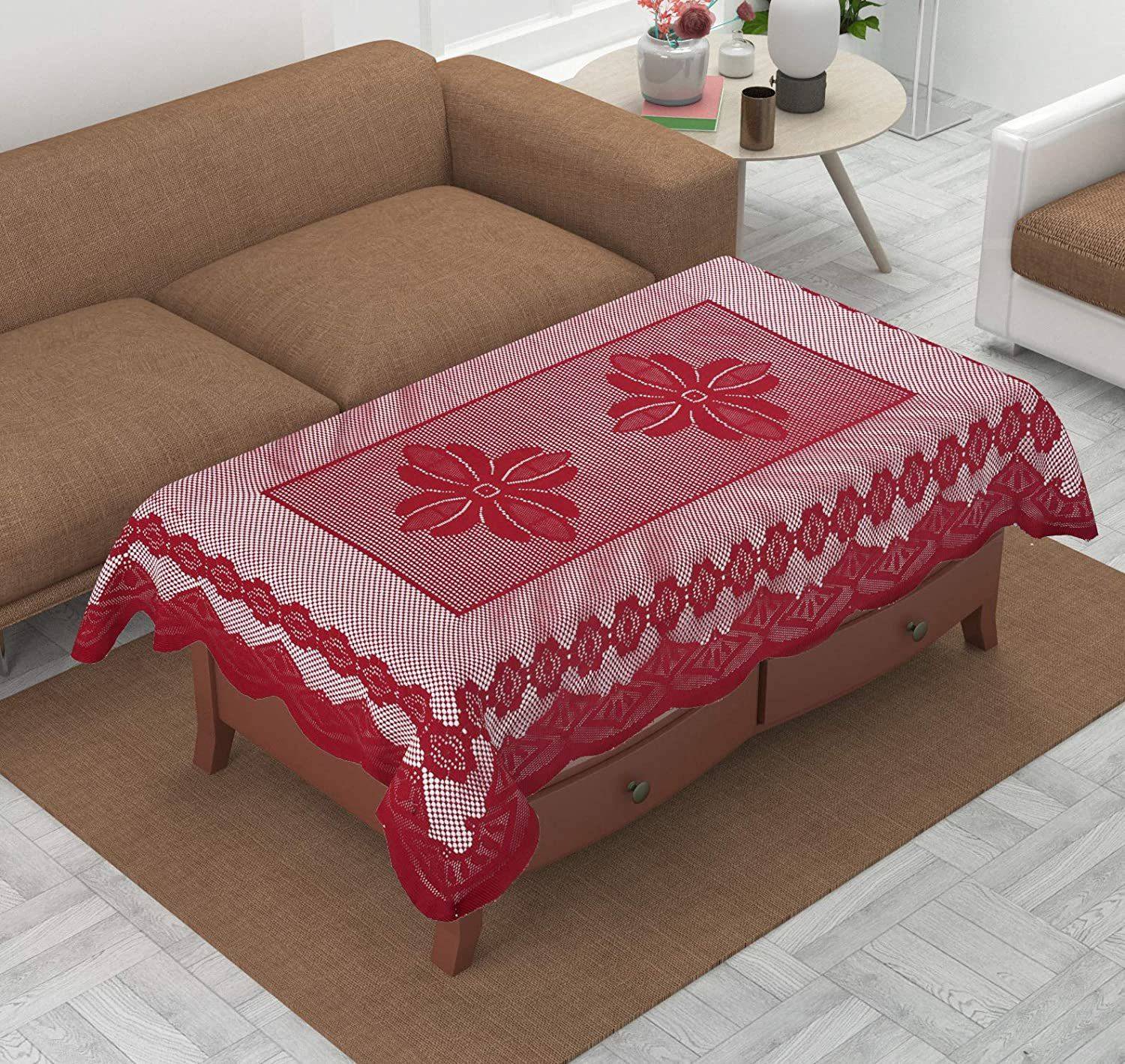 Bigger fish Cotton 4 Seater Floral Table Cover