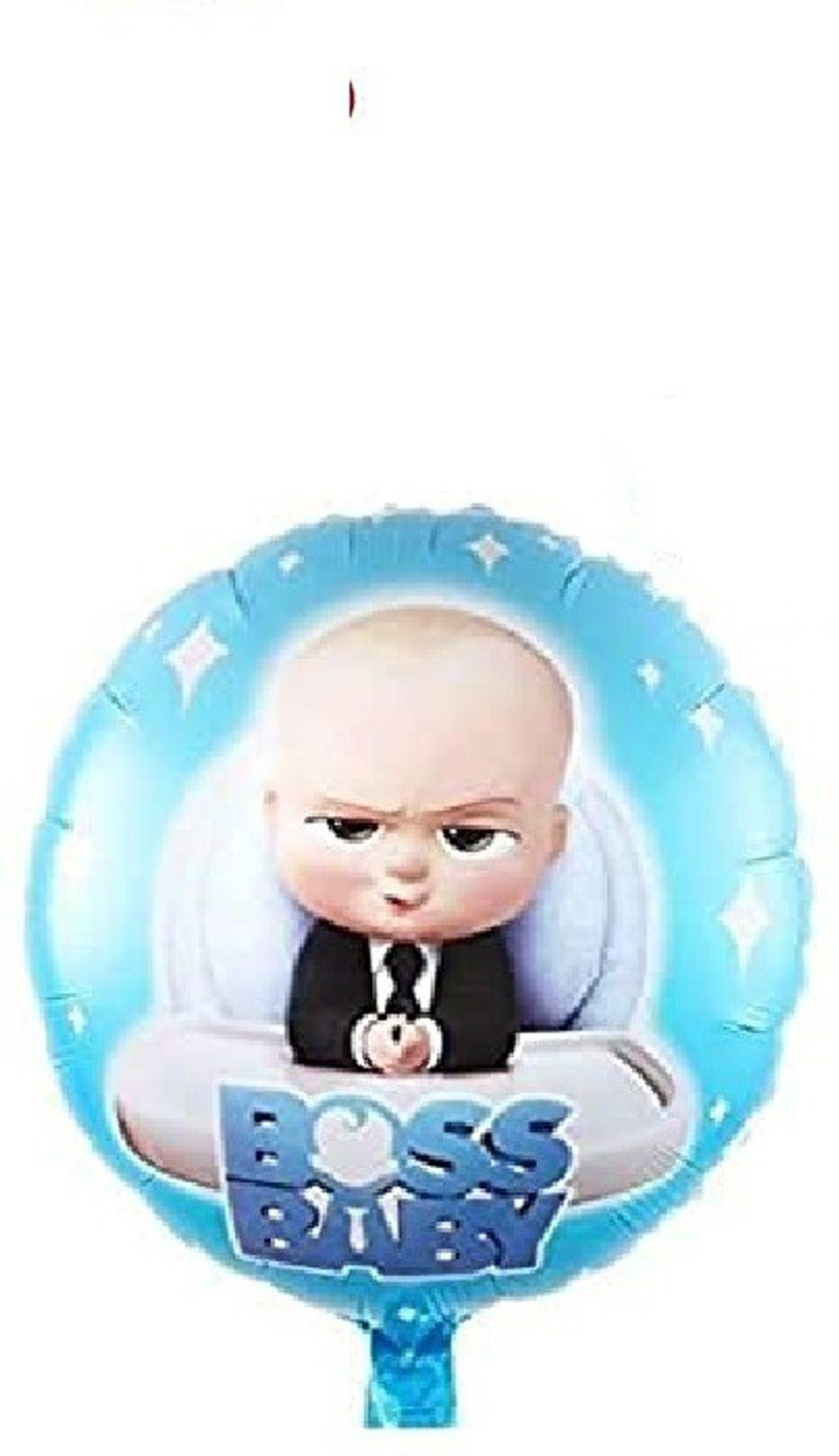 Image of FLICK IN 18 Pcs Boss Baby Theme Birthday Party Decorations Foil Balloons Party Photoshoot